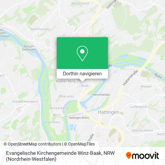 Evangelische Kirchengemeinde Winz-Baak Karte