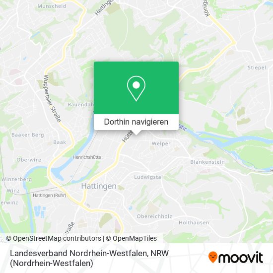 Landesverband Nordrhein-Westfalen Karte