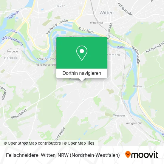 Fellschneiderei Witten Karte