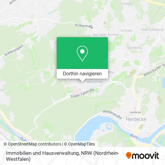 Immobilien und Hausverwaltung Karte