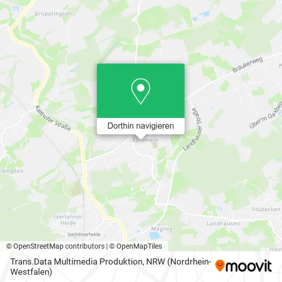 Trans.Data Multimedia Produktion Karte