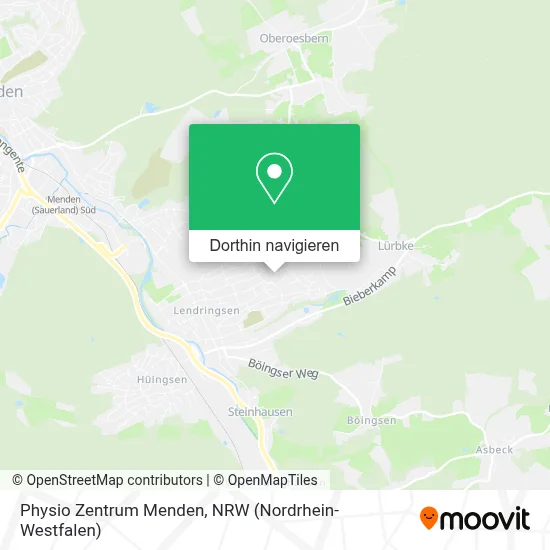 Physio Zentrum Menden Karte