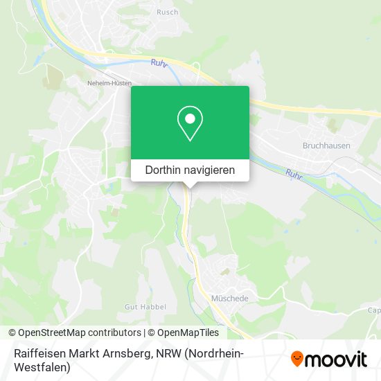 Raiffeisen Markt Arnsberg Karte