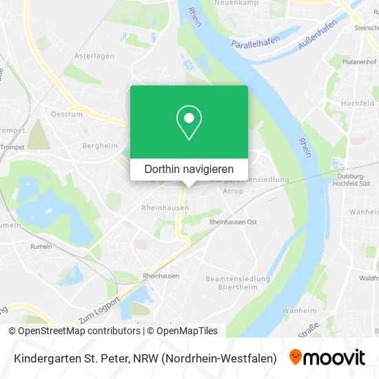 Kindergarten St. Peter Karte