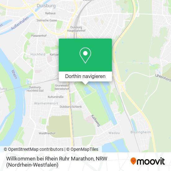 Willkommen bei Rhein Ruhr Marathon Karte