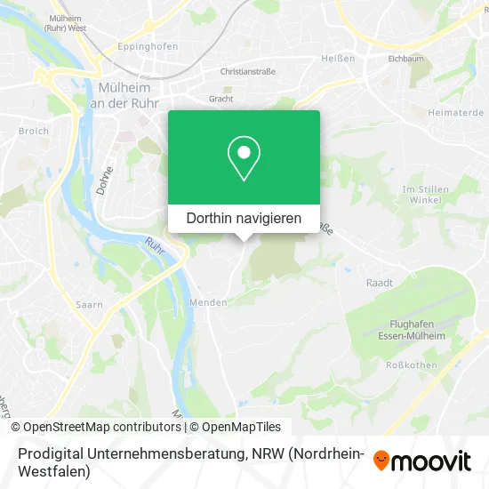 Prodigital Unternehmensberatung Karte