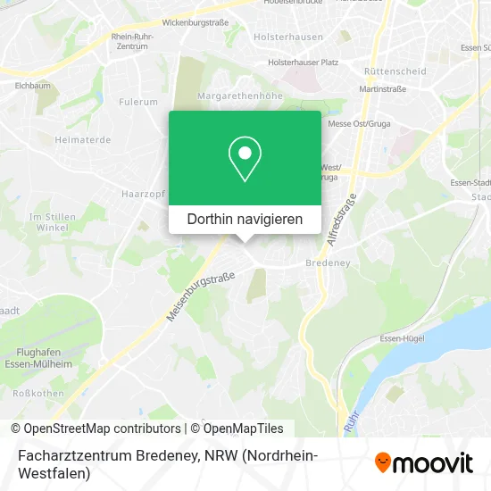 Facharztzentrum Bredeney Karte