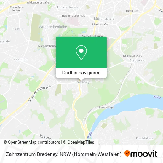 Zahnzentrum Bredeney Karte