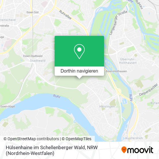 Hülsenhaine im Schellenberger Wald Karte