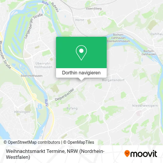 Weihnachtsmarkt Termine Karte