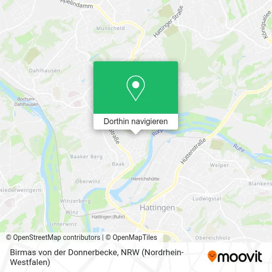 Birmas von der Donnerbecke Karte