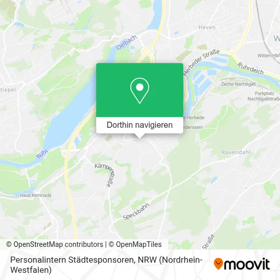 Personalintern Städtesponsoren Karte