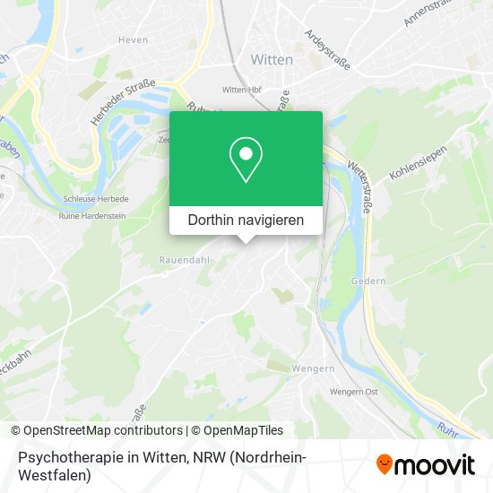 Psychotherapie in Witten Karte