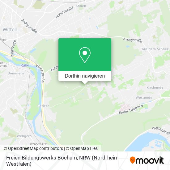 Freien Bildungswerks Bochum Karte