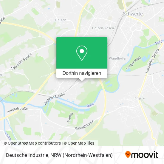 Deutsche Industrie Karte