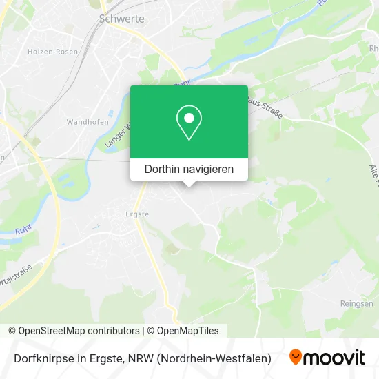Dorfknirpse in Ergste Karte