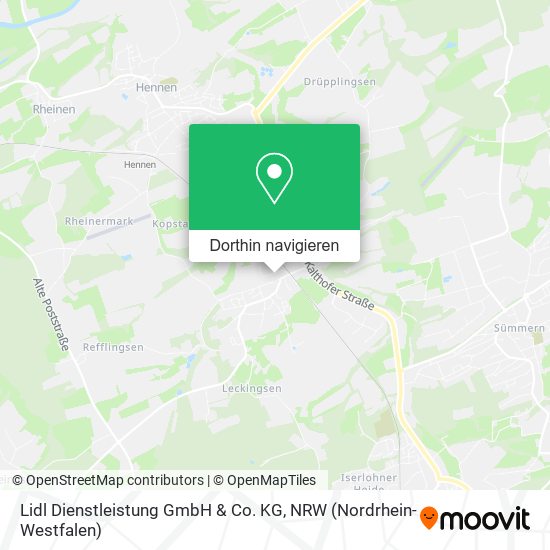 Lidl Dienstleistung GmbH & Co. KG Karte