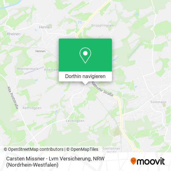 Carsten Missner - Lvm Versicherung Karte