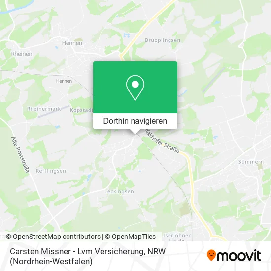 Carsten Missner - Lvm Versicherung Karte