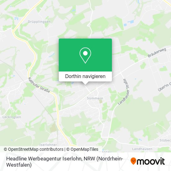 Headline Werbeagentur Iserlohn Karte