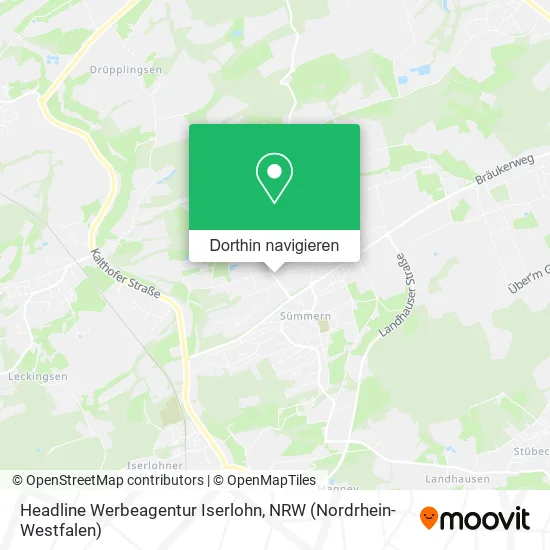 Headline Werbeagentur Iserlohn Karte