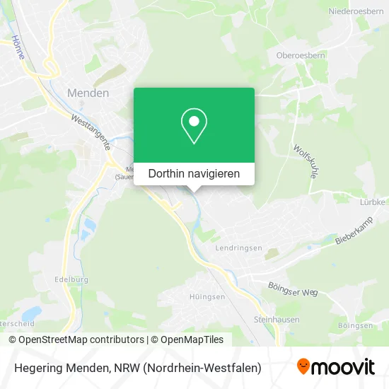 Hegering Menden Karte