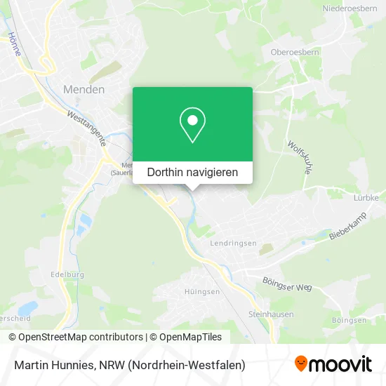 Martin Hunnies Karte