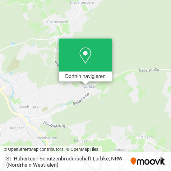 St. Hubertus - Schützenbruderschaft Lürbke Karte