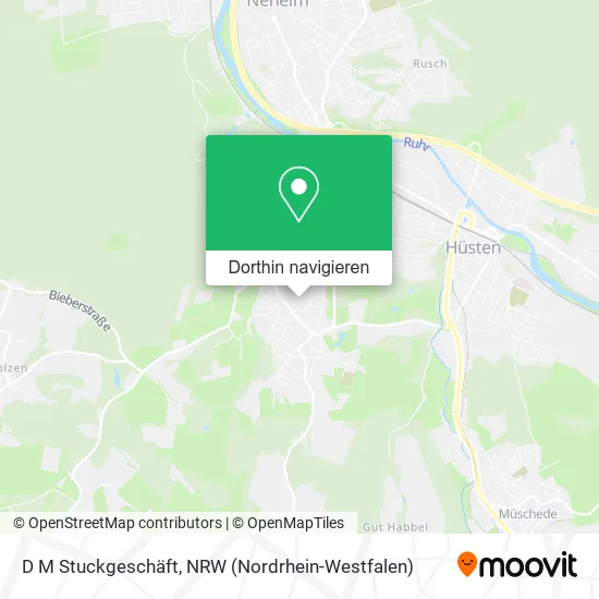 D M Stuckgeschäft Karte