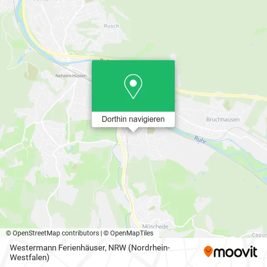 Westermann Ferienhäuser Karte