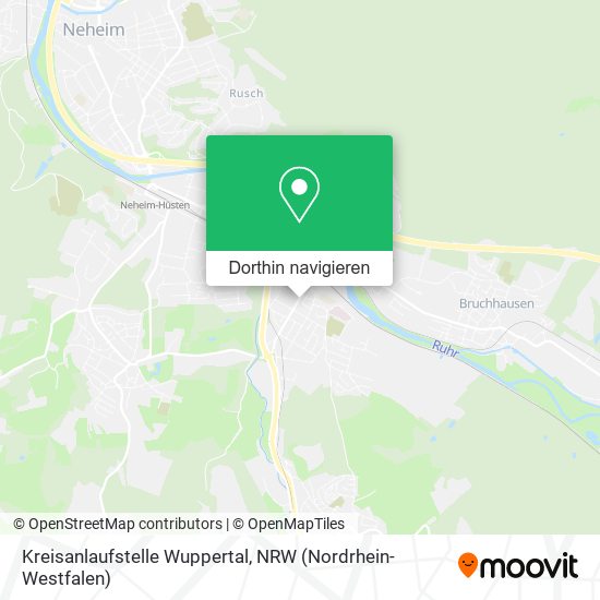Kreisanlaufstelle Wuppertal Karte