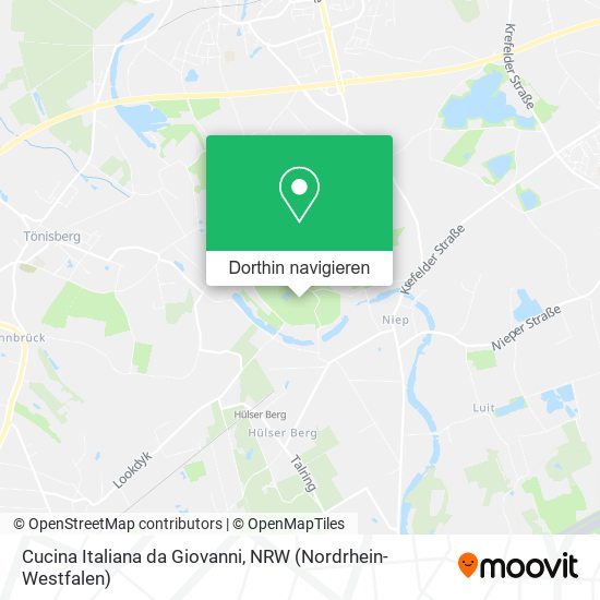 Cucina Italiana da Giovanni Karte