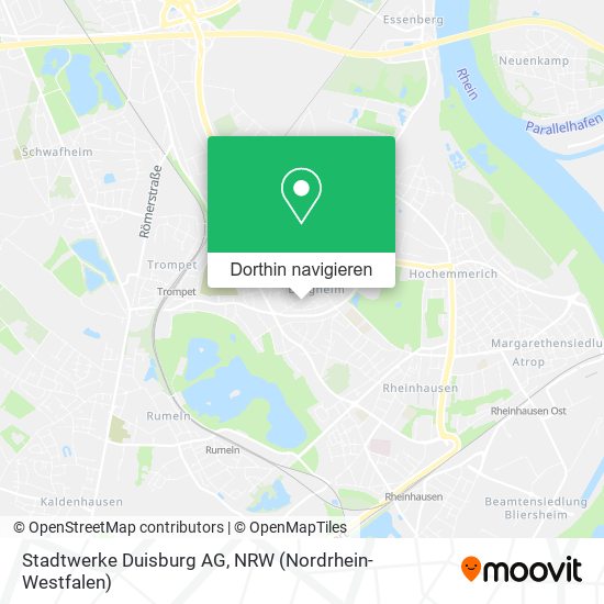 Stadtwerke Duisburg AG Karte