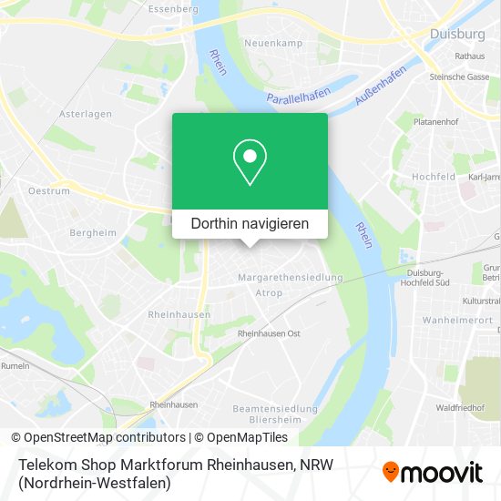 Telekom Shop Marktforum Rheinhausen Karte