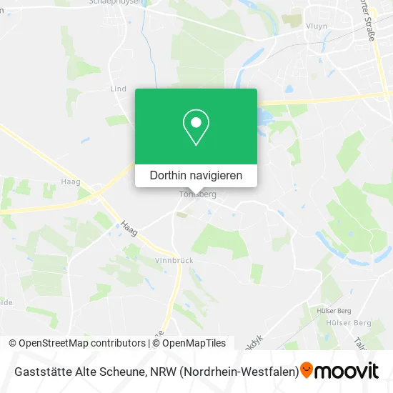 Gaststätte Alte Scheune Karte