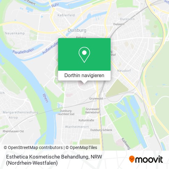 Esthetica Kosmetische Behandlung Karte