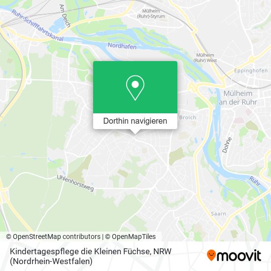 Kindertagespflege die Kleinen Füchse Karte