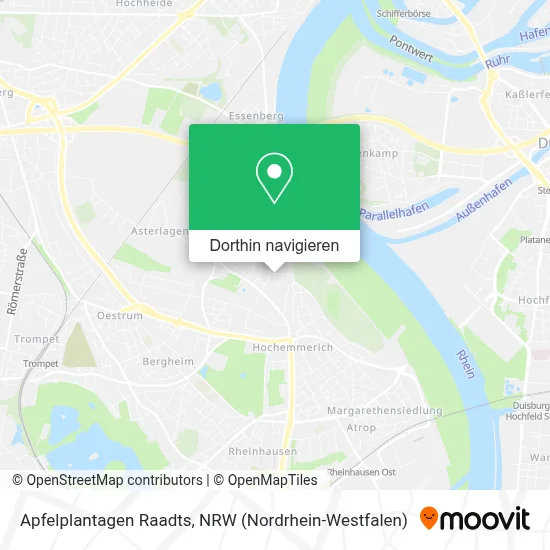 Apfelplantagen Raadts Karte