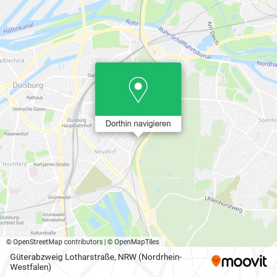 Güterabzweig Lotharstraße Karte