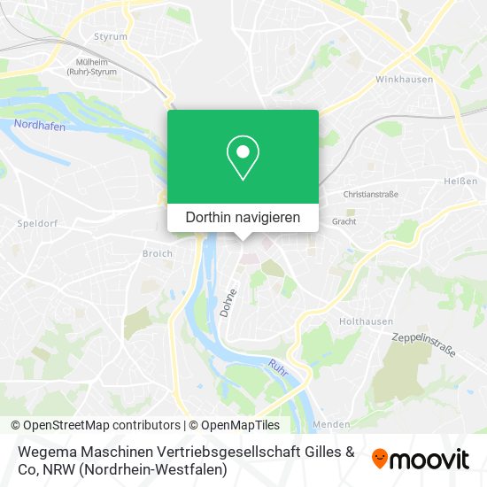 Wegema Maschinen Vertriebsgesellschaft Gilles & Co Karte
