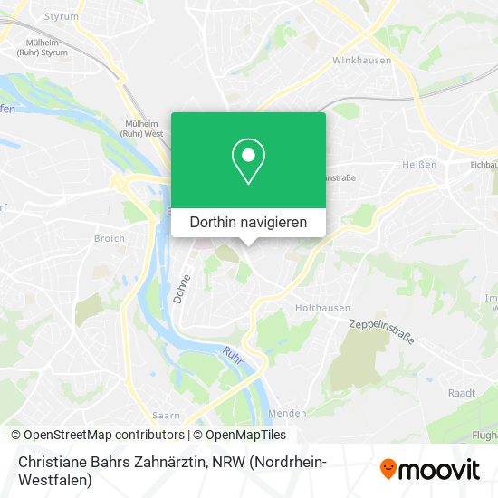 Christiane Bahrs Zahnärztin Karte