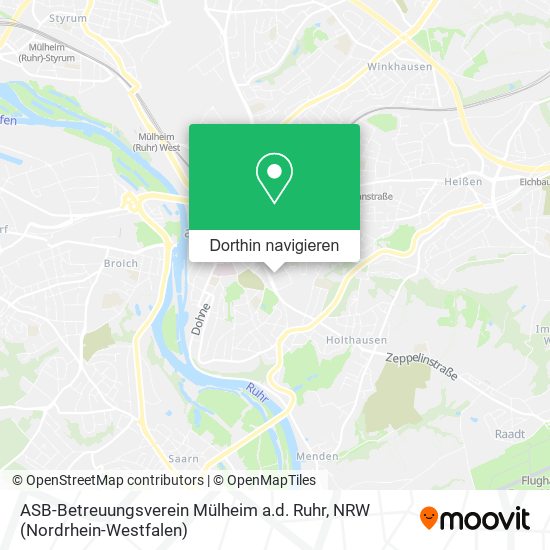 ASB-Betreuungsverein Mülheim a.d. Ruhr Karte