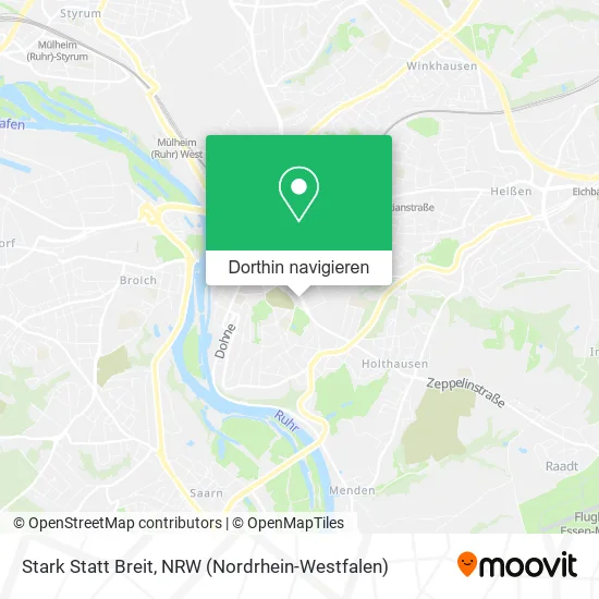 Stark Statt Breit Karte