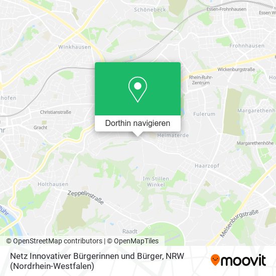 Netz Innovativer Bürgerinnen und Bürger Karte