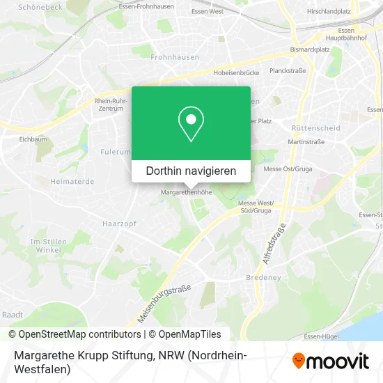 Margarethe Krupp Stiftung Karte