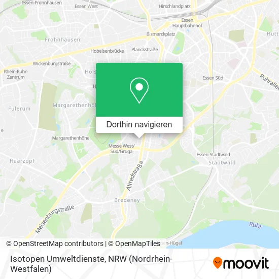 Isotopen Umweltdienste Karte