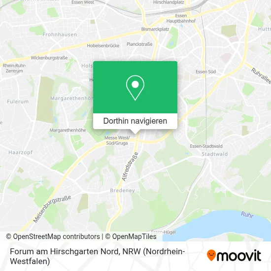 Forum am Hirschgarten Nord Karte