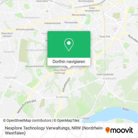 Nexplore Technology Verwaltungs Karte