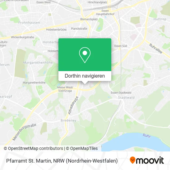 Pfarramt St. Martin Karte