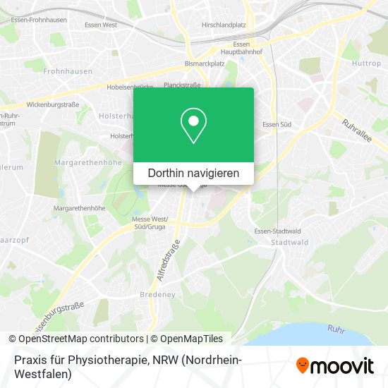 Praxis für Physiotherapie Karte